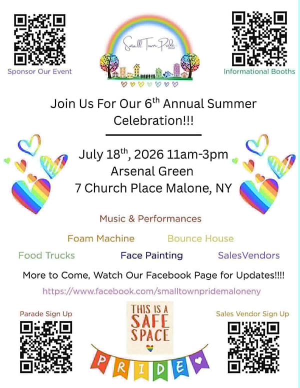 Small Town Pride 2026 Flyer